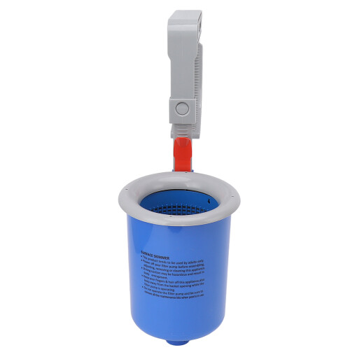 Efficient Debris Removal Auto Pool Skimmer Detachable Skimmer Basket Wall Mount Surface Skimmer Pool Maintenance Kit Durable Polypropylene Floating 1