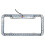 LED License Plate Frame with Efficient Illumination, Waterproof and Easy NoDrill Installation 1