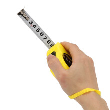 5m TU-5019A Durable Steel Measuring Tape with Ergonomic Grip & Clear Marks