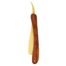 Navalha de precisão masculina, cabo de madeira de jacarandá com design ergonômico, lâmina de aço inoxidável de alta qualidade, sistema de