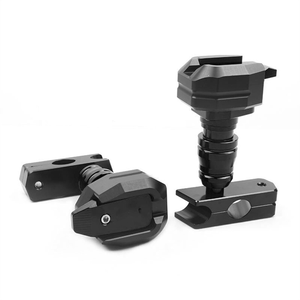 Motorcycle Frame Sliders Cnc Aluminum Crash Protectors For Kawasaki Ninja 250Sl Black 9187378673713
