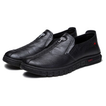 Men's Slip On Loafers for Casual and Formal Wear, Waterproof Design with Comfortable Fit and Soft Sole, Durable Wear-Resistant Leather Material,