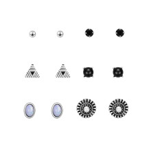 Gioielli di lusso a prezzi accessibili, argento sterling, orecchini a perno in lega con perle finte dal design irregolare, eleganti e alla moda,