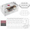 10 Pcs Cake Boxes. 6 Holes Portable Cake Box with Ow. Insert And 1