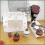 10 Pcs Cake Boxes. 6 Holes Portable Cake Box with Ow. Insert And 4