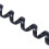 6X Replacement RJ9 4P4C Plug Coiled Stretchy Telephone Handsets Cable  Black 8