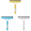 Double Sided Glass Shower Squeegee Handheld Multifunction Cleaner For Kitchen And Bathroom Yellow 4