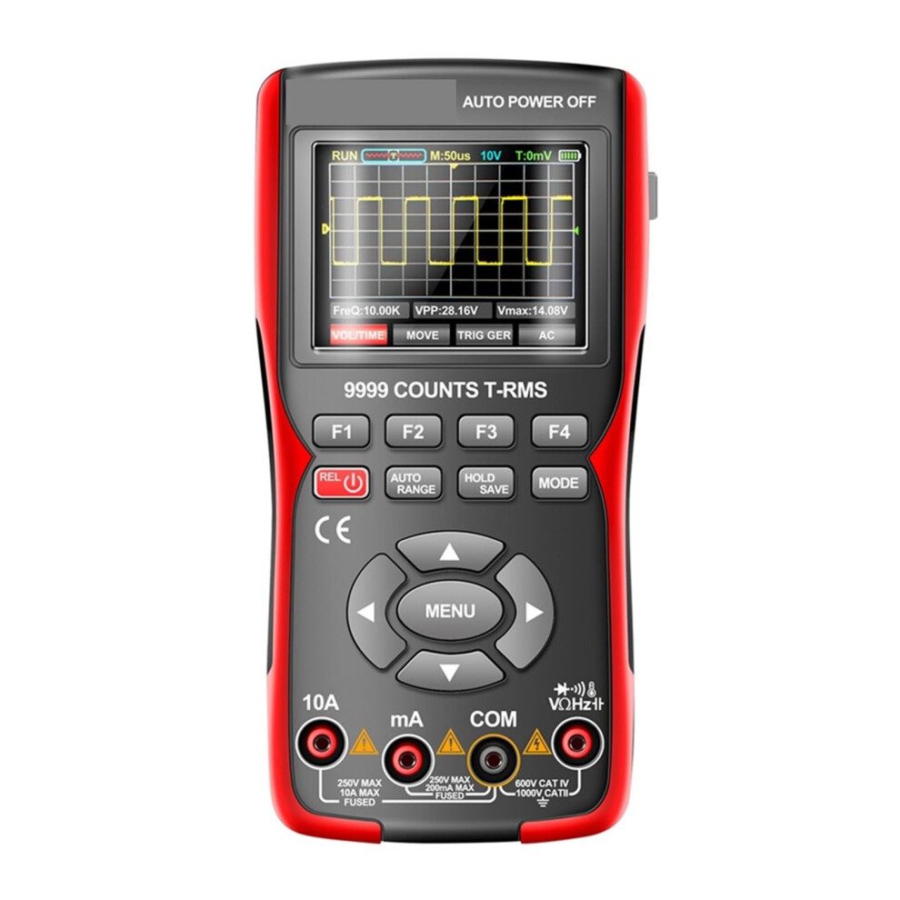 Oscilloscope Portable Usb Digital Multimeter With 9999 Counts Voltage Current Temperature Diodes Tester Mode Key 9094768609682