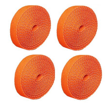 Krimpbare Gevlochten Kabelhuls Isolatie Brandwerende Beschermhuls voor Krimpkous Kabelafwerking Oranje