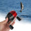 Portable Spincast Reel Red - Lightweight, Durable, 5.8cm Diameter 5