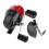Portable Spincast Reel Red - Lightweight, Durable, 5.8cm Diameter 3