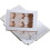 12 Pieces  Cake Boxes with 6 Compartments.White  Cake Boxes with Pvc 1