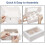 12 Pieces  Cake Boxes with 6 Compartments.White  Cake Boxes with Pvc 4