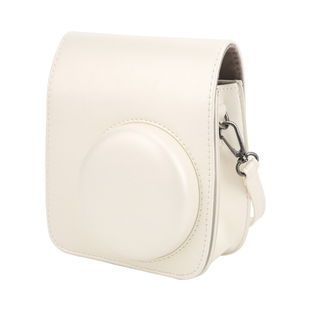 Pu Leather Shoulder Case For Instax Mini 11/9/8 Â Pearl 12.8Cm White 6941377846218