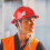 Red Ventilated ABS Hard Hat with Reflective Stripe, Adjustable, 380g 7