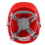 Red Ventilated ABS Hard Hat with Reflective Stripe, Adjustable, 380g 14