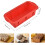 Silicone Baking Mold Nonstick Flexible Rectangular Tray  Temperature Resistant Dishwasher Safe 5