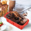 Silicone Baking Mold Nonstick Flexible Rectangular Tray  Temperature Resistant Dishwasher Safe 4