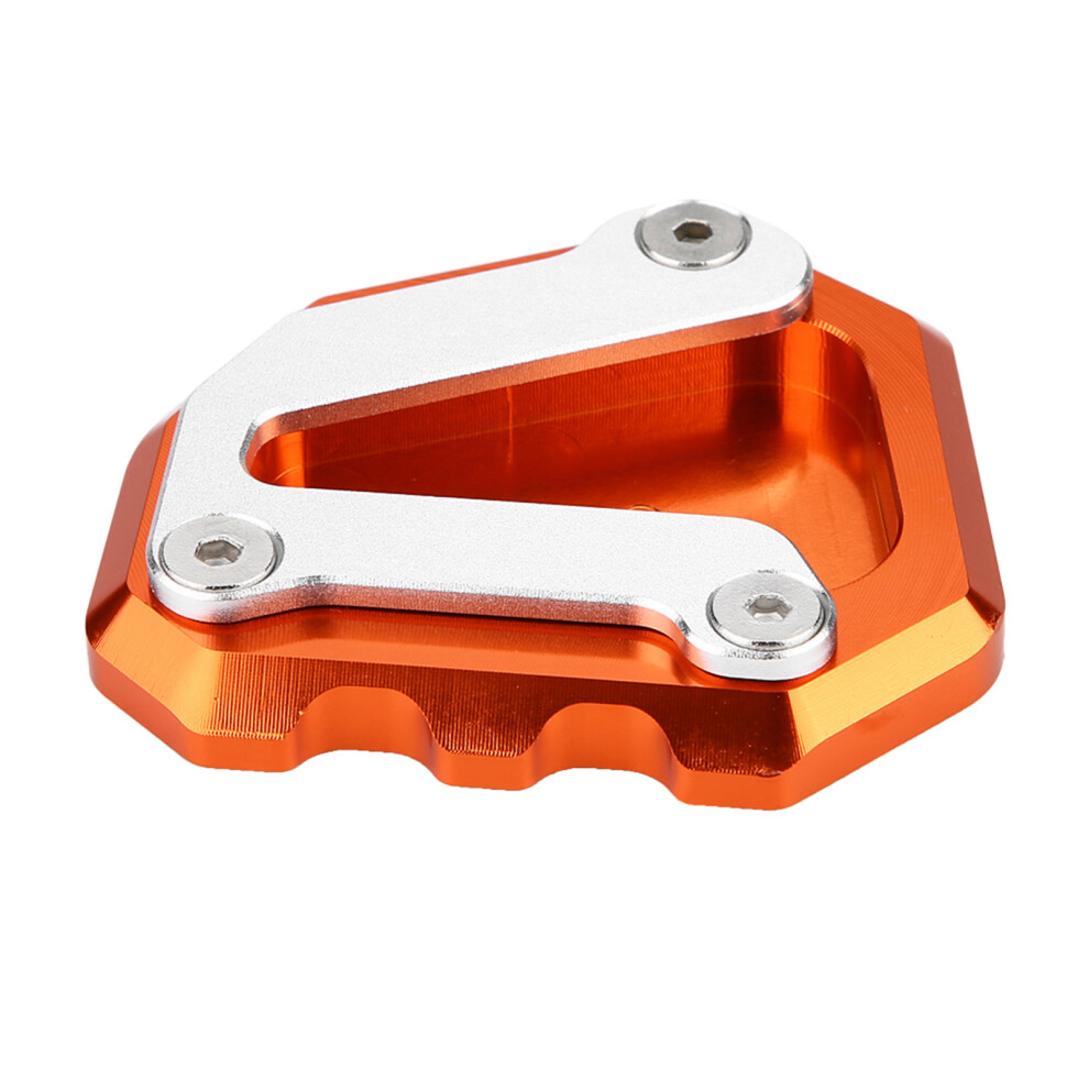 Motorcycle Cnc Aluminum Side Stand Extension Pad For 790 2018-2019 Orange 4651382453340