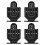(Type 2) 4pcs Soft Shooting Tart Sets Metal Bb Shooting Tarts Outdoor Pract 1