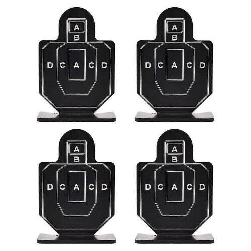 (Type 2) 4pcs Soft Shooting Tart Sets Metal Bb Shooting Tarts Outdoor Pract