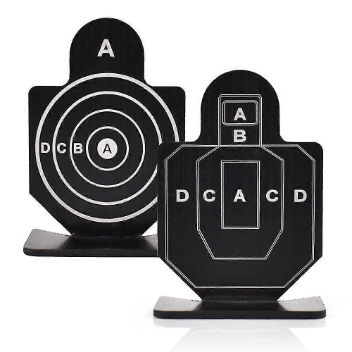 (Type 2) 4pcs Soft Shooting Tart Sets Metal Bb Shooting Tarts Outdoor Pract 2