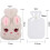 Φορητή ζεστασιά: Μπουκάλι ζεστού νερού με μονωτικό αποτέλεσμα, ασφαλής και 2