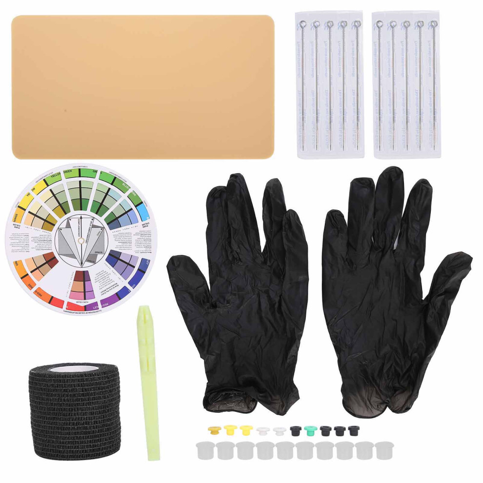 Elevated Tattoo Artistry Kit, Skin-Like Touch Feeling For Authentic Practice, Safe Plastic Material Hand Poke Pen Ensures Precision, Perfect For Novi