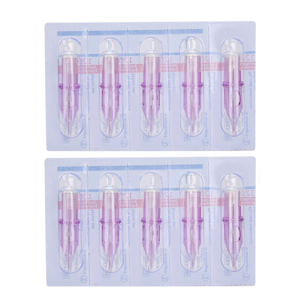 Hygienic Tattoo Cartridge Needles, Versatile Configurations Strong Compatibility, Disposable Tattoo Needles with Durable Construction, Transparent Ho