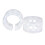 2Pcs Clear Car Shock Absorber Retainers TPE Spring Buffer for Automotive Use 7