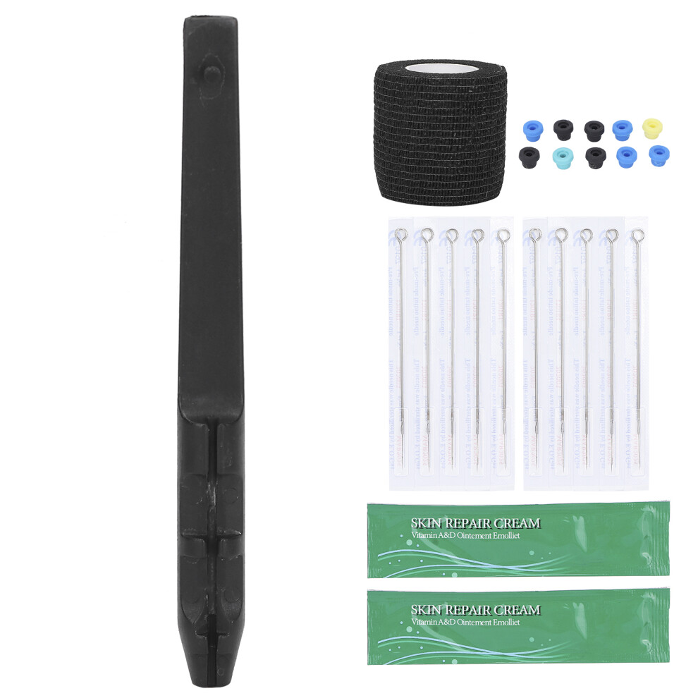 Tattoo Artist's Starter Kit, Tattoo Pen with Medical Stainless Steel Tattoo Needles, Tattoo Ink for Vibrant Stick and Poke Designs, Professional Tatt