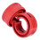 Drive Smoothly: 2pcs Red D-Type Shock Absorber Buffer Anti-Vibration 6
