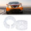2Pcs Clear Car Shock Absorber Retainers TPE Spring Buffer for Automotive Use 6