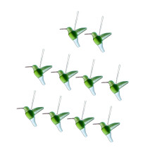 Tentures acryliques en forme d'oiseau, décorations d'intérieur-4