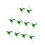 Tentures acryliques en forme d'oiseau, décorations d'intérieur-4 1