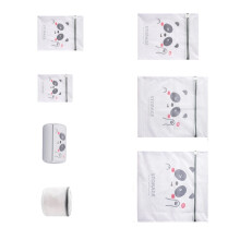 Sac de lavage en maille épaisse, Anti-emmêlement,-panda