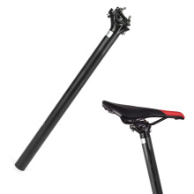 FMFXTR 27,2x400mm Aluminiumlegierungs-Sattelstütze für Rennräder & MTB, Schwarz
