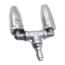 Nettoyeur haute pression, Double buse rotative à 360 degrés,