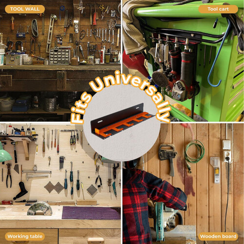 Efficient Pneumatic Tool Storage Walls Mounted Five Slot 2