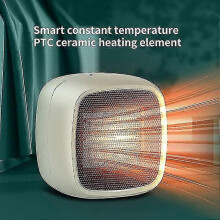 (UK plug, Green) Mini Ceramic Fan Er, Saving 2 S 450/800 Watt Er, Electric Er With Tilt And Overing