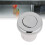Pneumatic Air Switch Waterproof ABS Button for Sink Garbage Disposal 28mm Easy Install Durable 2