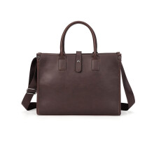 Laptop Bags for Men Genuine Leather Casual Daypacks Messenger Handbags Briefcases Shoulder Bags L Brown