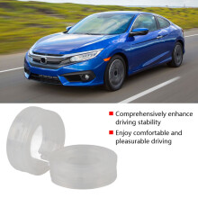 2pcs Clear Shock Absorber Retainer TPE Spring Cushion for Auto Suspension
