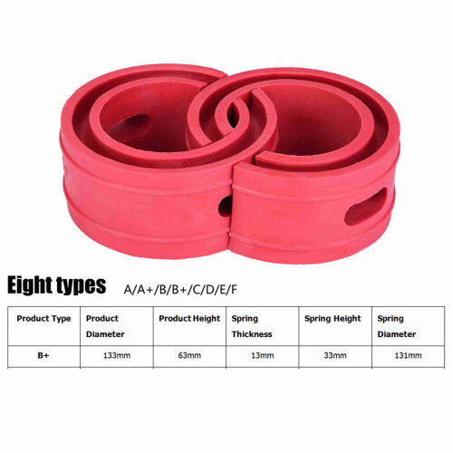 Red Car Shock Absorber Buffers Type B+ - Maximize Comfort & Safety 1