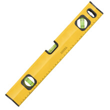 Angle Level Magnetic Aluminum Ruler, Portable 45/90/180 Degree Tool, Wall Frame Alignment, DIY/Pro Use, Silver