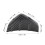 4 pezzi diffusore lip paraurti posteriore nero CF 6