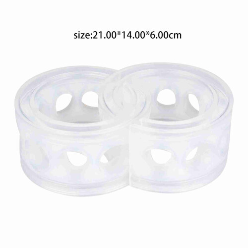 2pc Transparent TPE Car Shock Absorber Spring Buffer for All Coil Spring Models 1