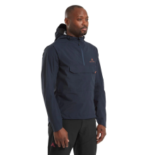 (Größe L) Altura Radanzug – Esker Herren Packbarer Wasserdichter Pullover | Atmungsaktives 2,5-Lagen-Außenmaterial – Marineblau