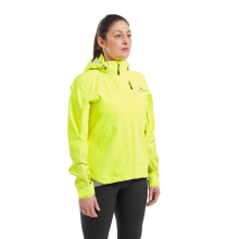 (14) Giacca da ciclismo riflettente traspirante Altura Nightvision Typhoon da donna con prese d'aria, gialla