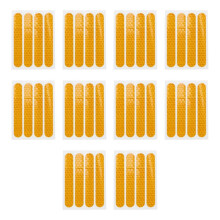 40PCS Yellow Front Rear Wheel Cover Protective Shell Reflective Sticker for  Max G30 Scooter Accessories